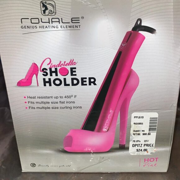 Cinderella Shoe Hair Tools Holder - Pink and Red - Picture 5 of 8